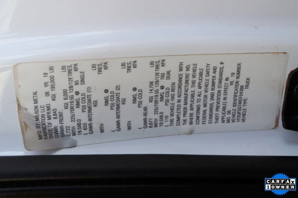 Used 2019 Ford F550 2WD Regular Cab Super Duty image 39