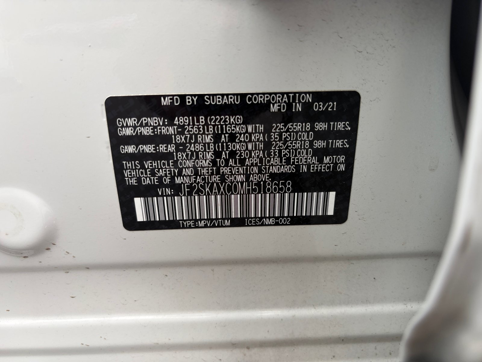 Used 2021 Subaru Forester Touring w/ Popular Package #2 AWD/4WD image 33