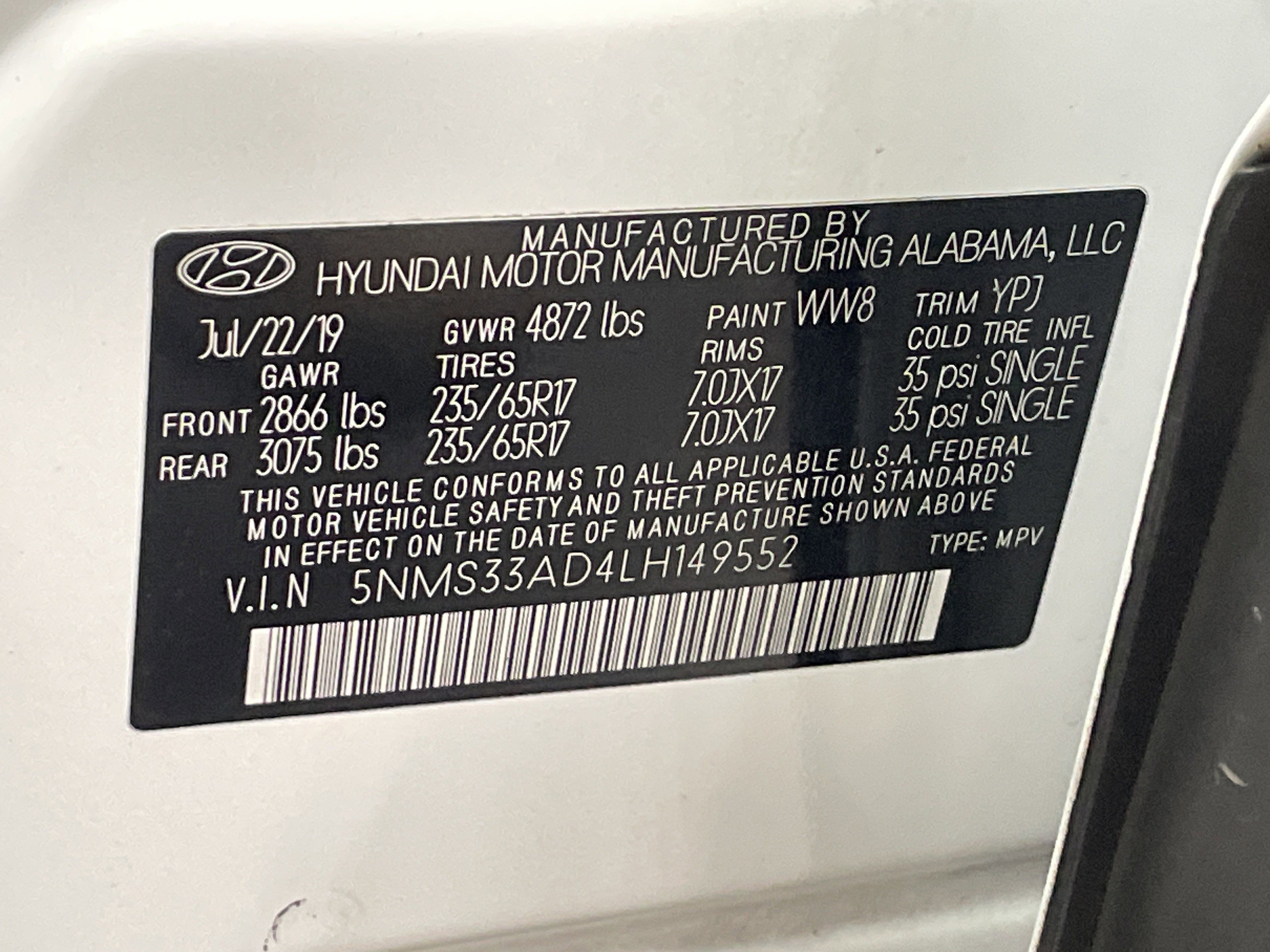 Used 2020 Hyundai Santa Fe SEL FWD image 37