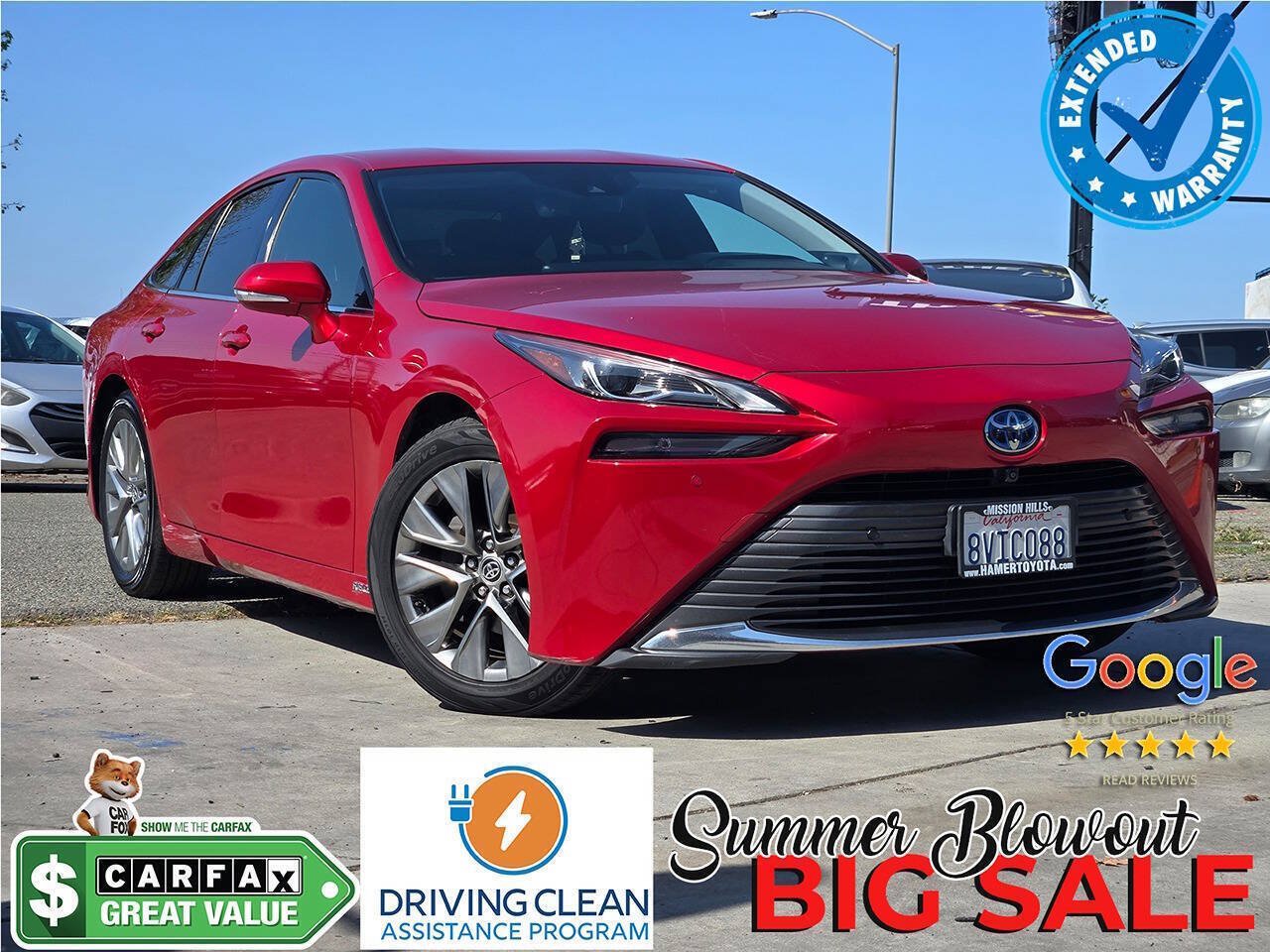 Used 2021 Toyota Mirai w/ Advanced Technology Package RWD image 1