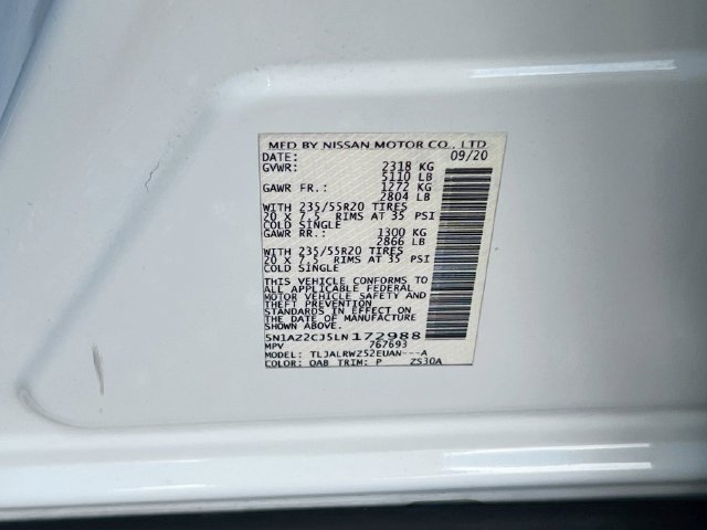 Used 2020 Nissan Murano SL FWD image 33