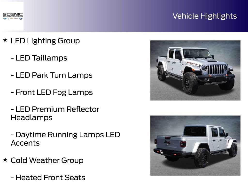 Used 2022 Jeep Gladiator Mojave w/ LED Lighting Group AWD/4WD image 10