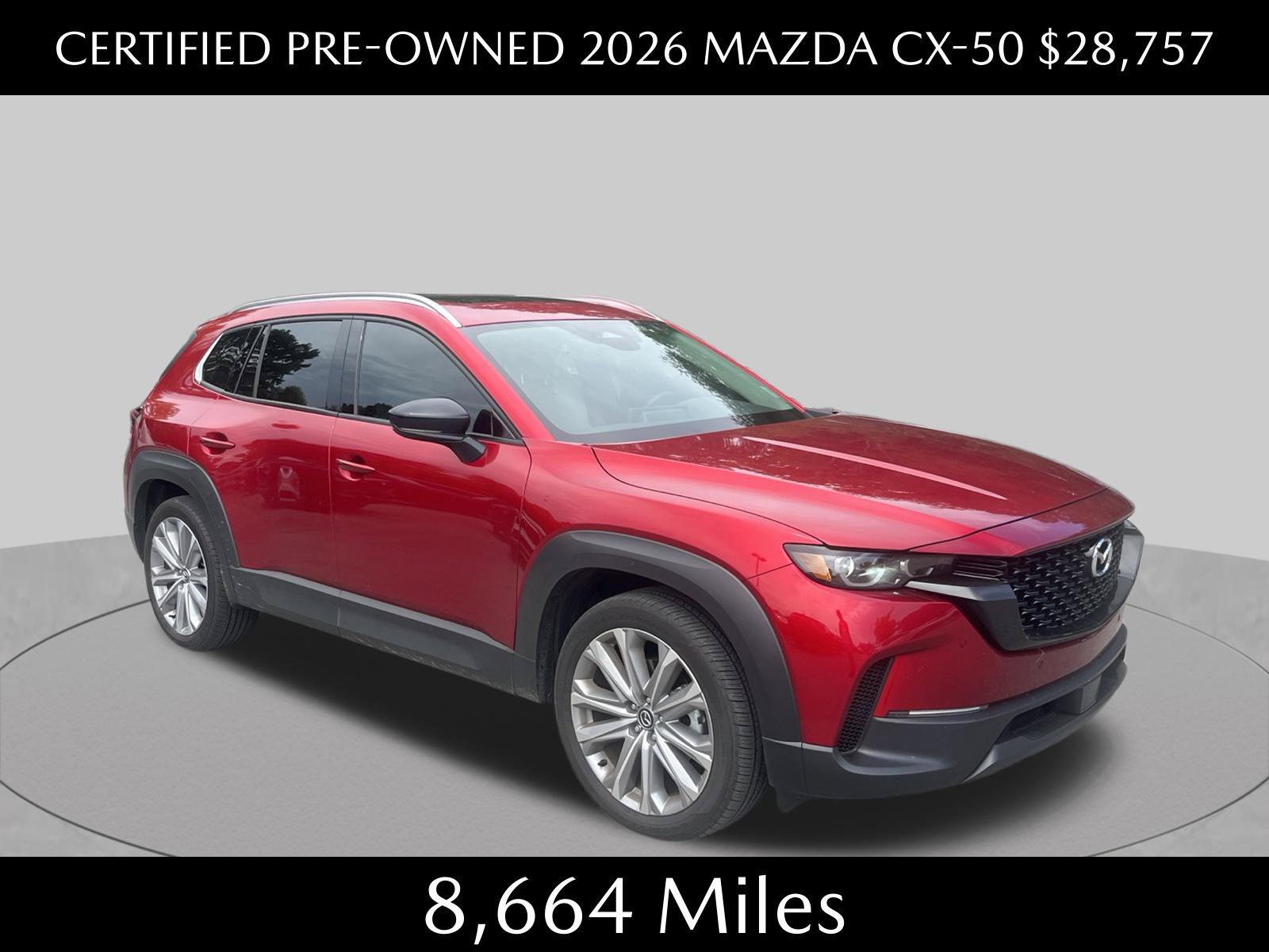 Certified 2026 MAZDA CX-50 AWD 2.5 S w/ Weather Package 360° Tour