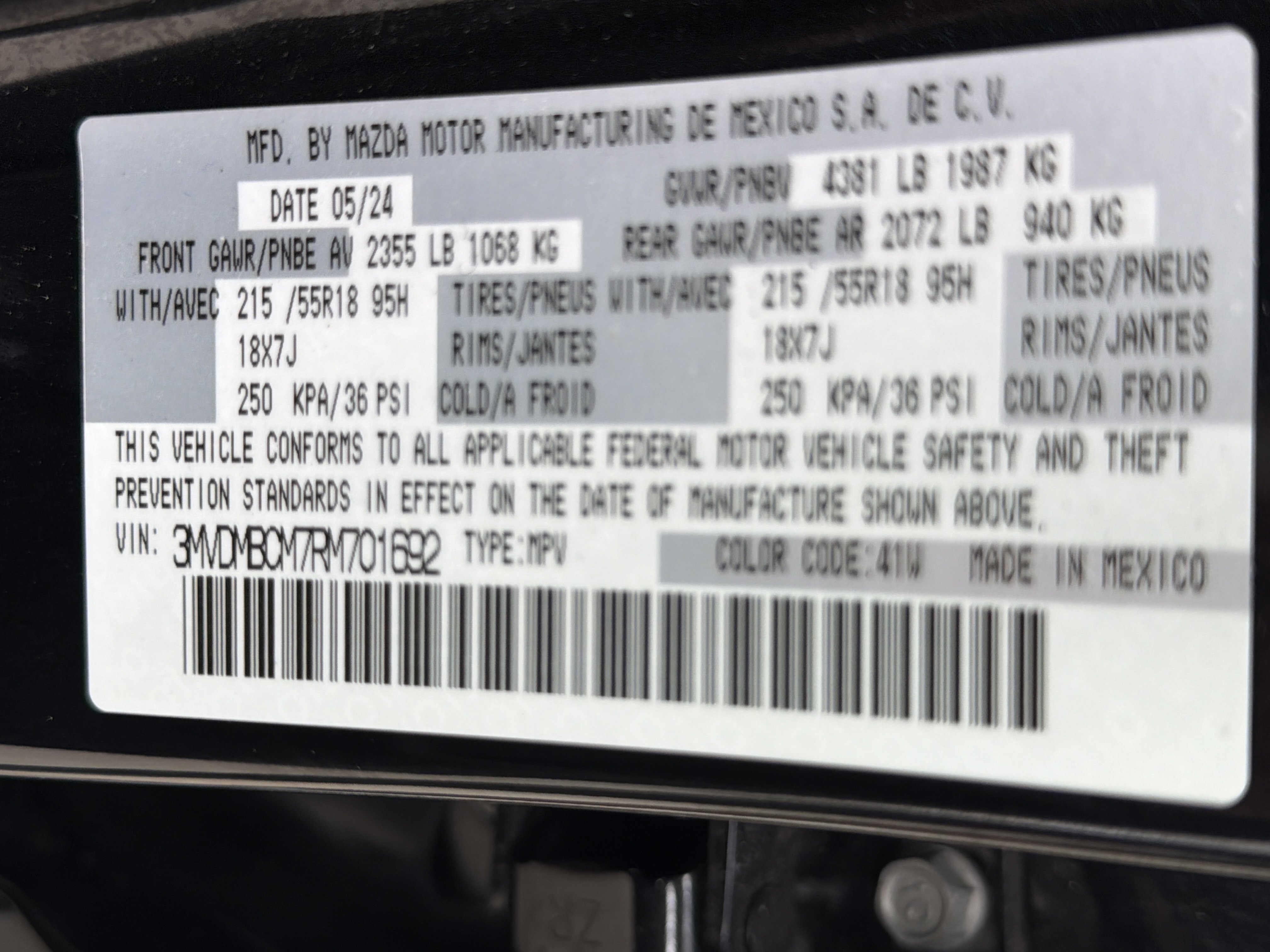 Used 2024 MAZDA CX-30 AWD 2.5 S w/ Preferred Package image 13