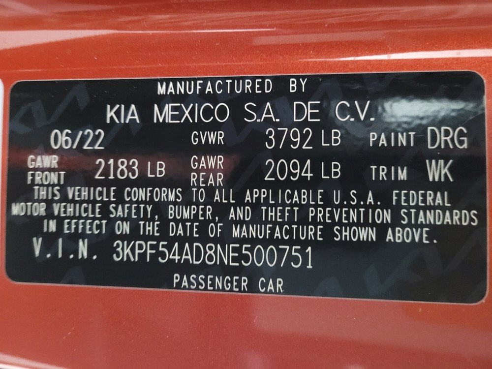 Used 2022 Kia Forte GT-Line w/ GT-Line Premium Package image 33