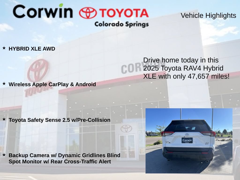 Used 2025 Toyota RAV4 XLE AWD/4WD image 6