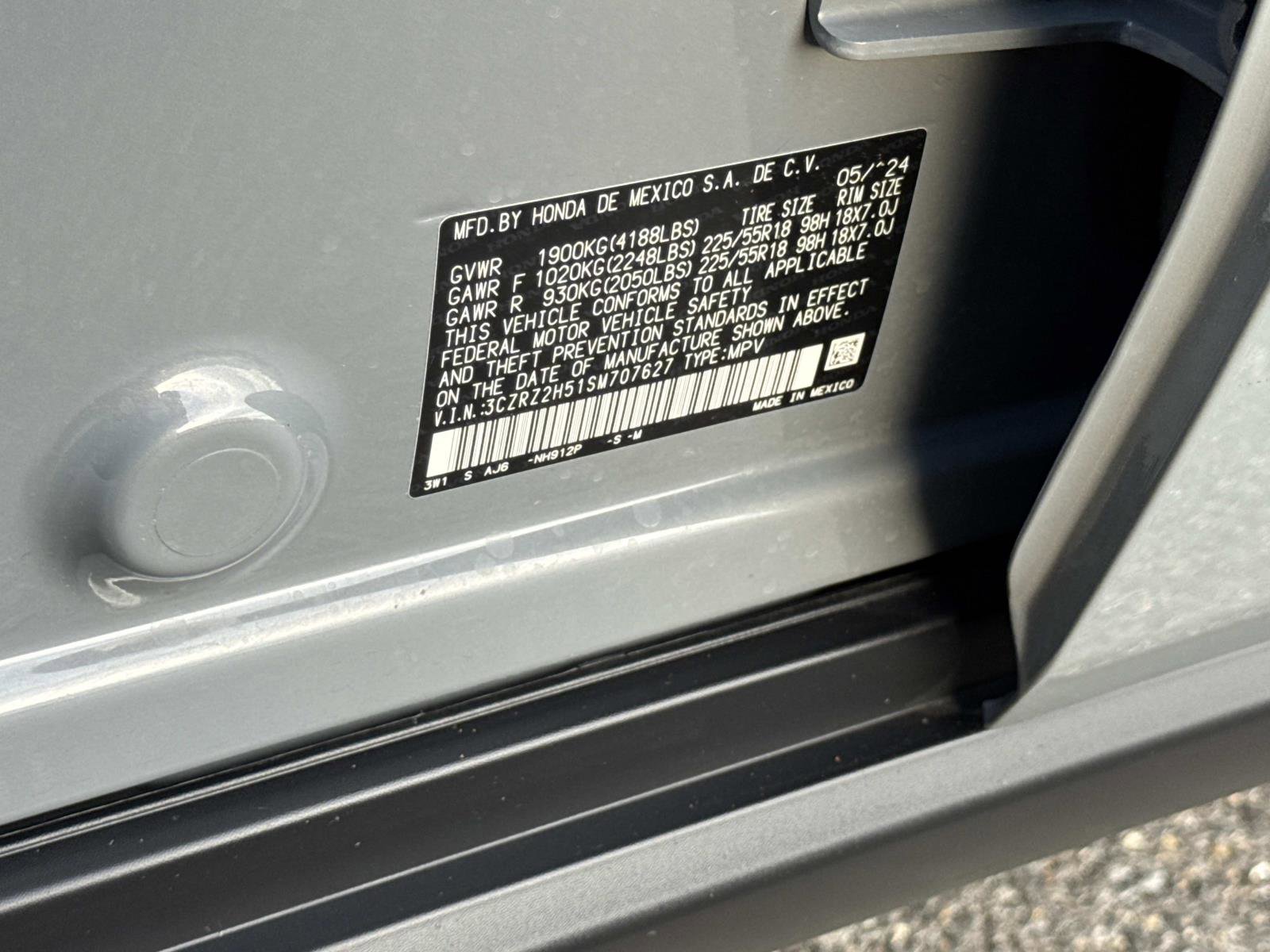 Certified 2025 Honda HR-V Sport image 31