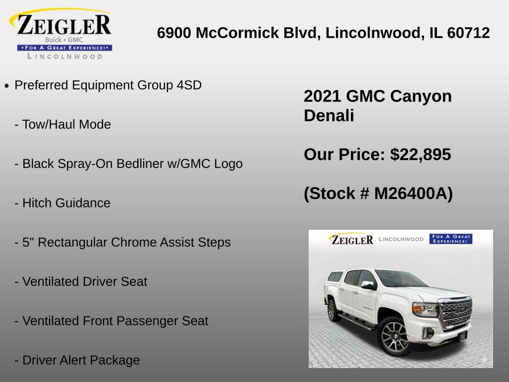Used 2021 GMC Canyon Denali AWD/4WD image 6