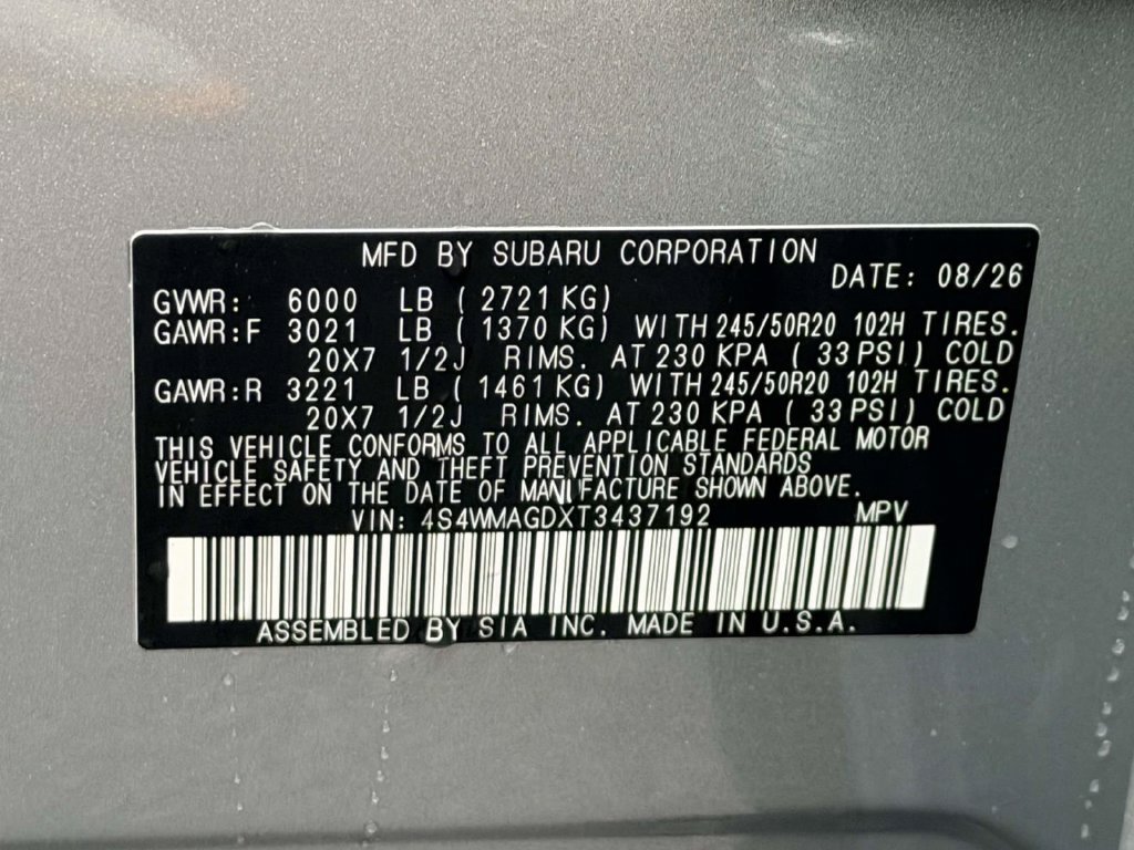 New 2026 Subaru Ascent Limited AWD/4WD image 25
