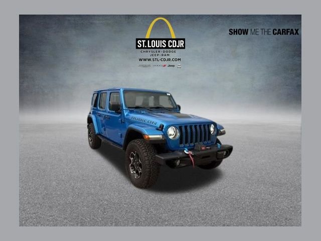 Used 2022 Jeep Wrangler Unlimited Rubicon 4xe w/ Cold Weather Group AWD/4WD image 1