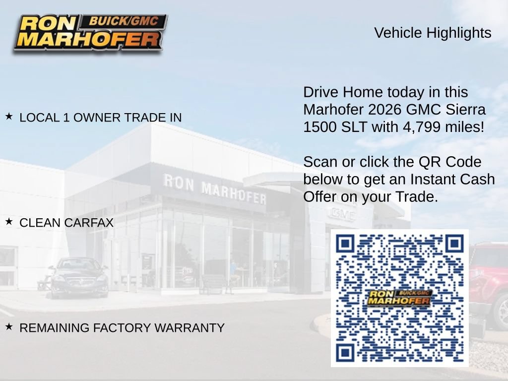 Used 2026 GMC Sierra 1500 SLT w/ SLT Premium Plus Package AWD/4WD image 15