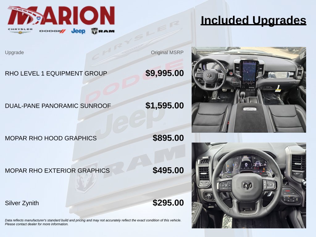 New 2026 RAM 1500 RHO w/ RHO Level 1 Equipment Group AWD/4WD image 9
