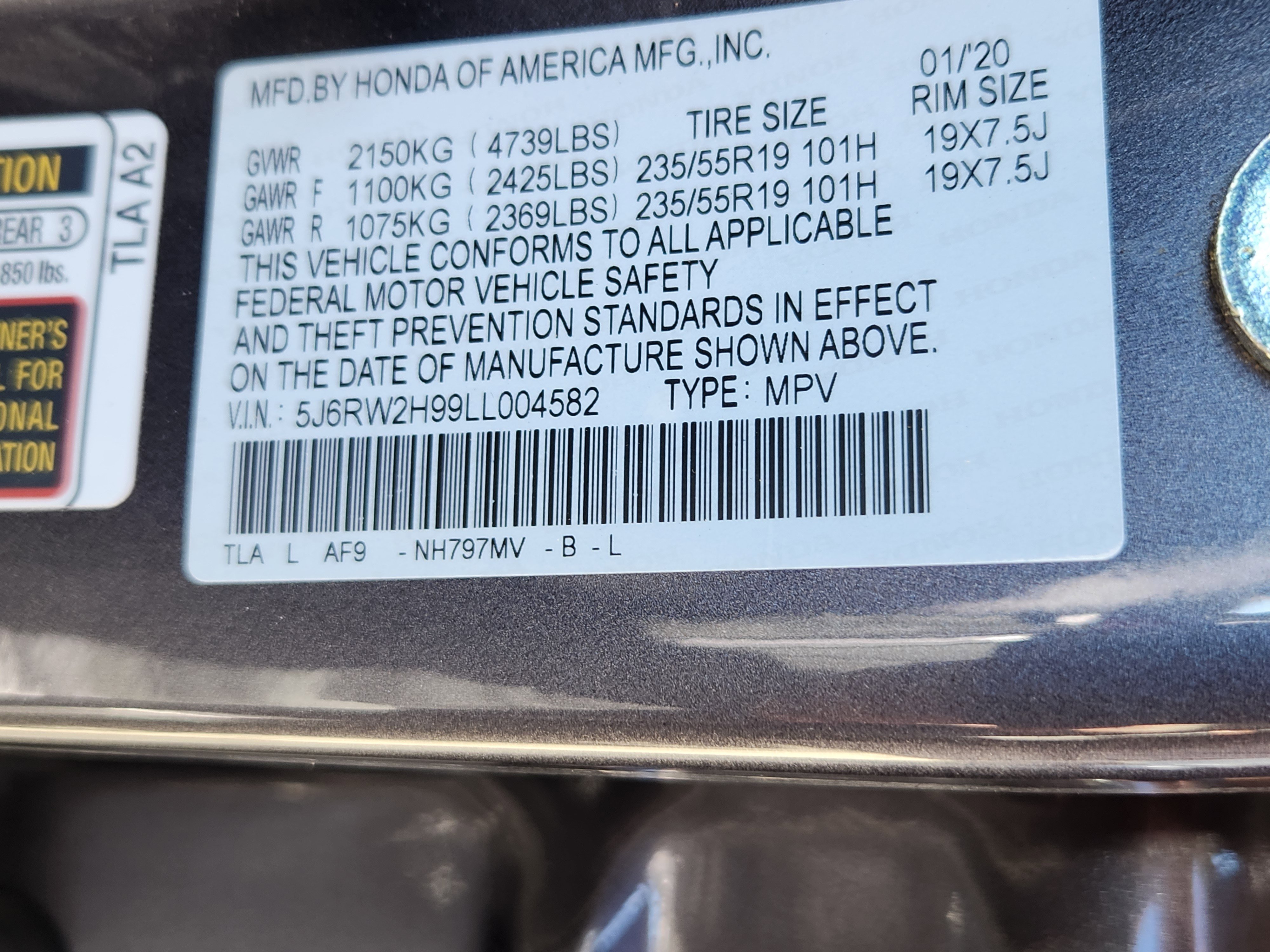 Used 2020 Honda CR-V Touring image 23