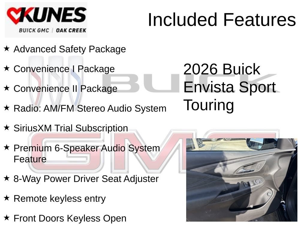 New 2026 Buick Envista Sport Touring w/ Convenience I Package FWD image 2