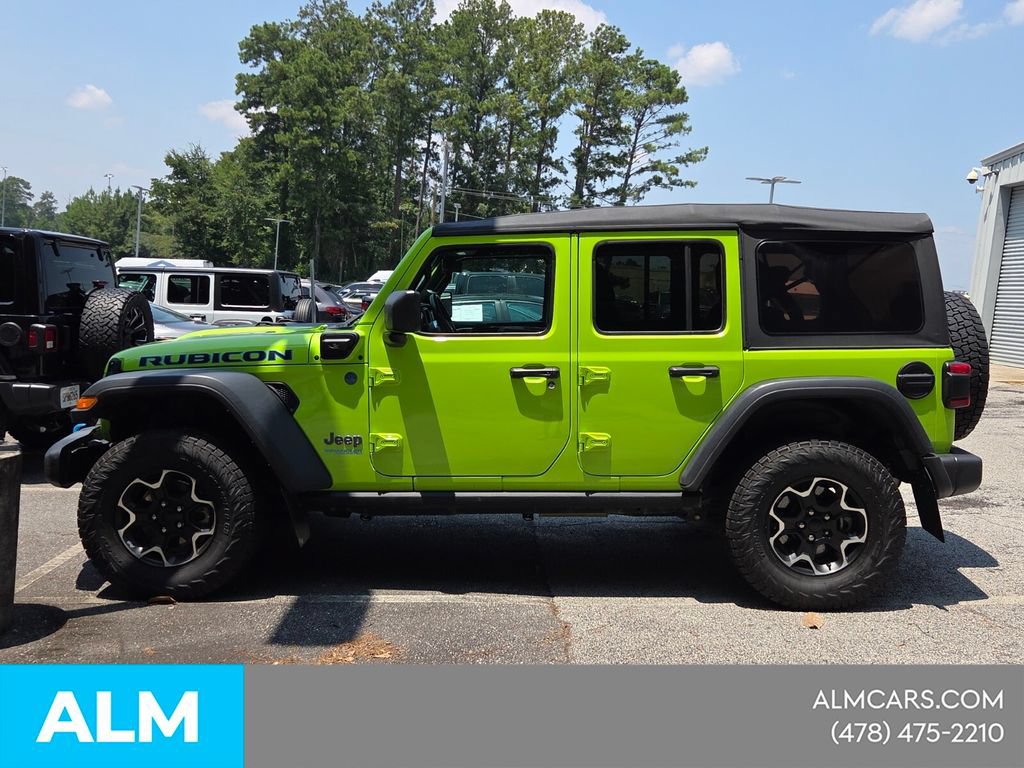 Used 2021 Jeep Wrangler Unlimited Rubicon 4xe w/ Cold Weather Group AWD/4WD image 3