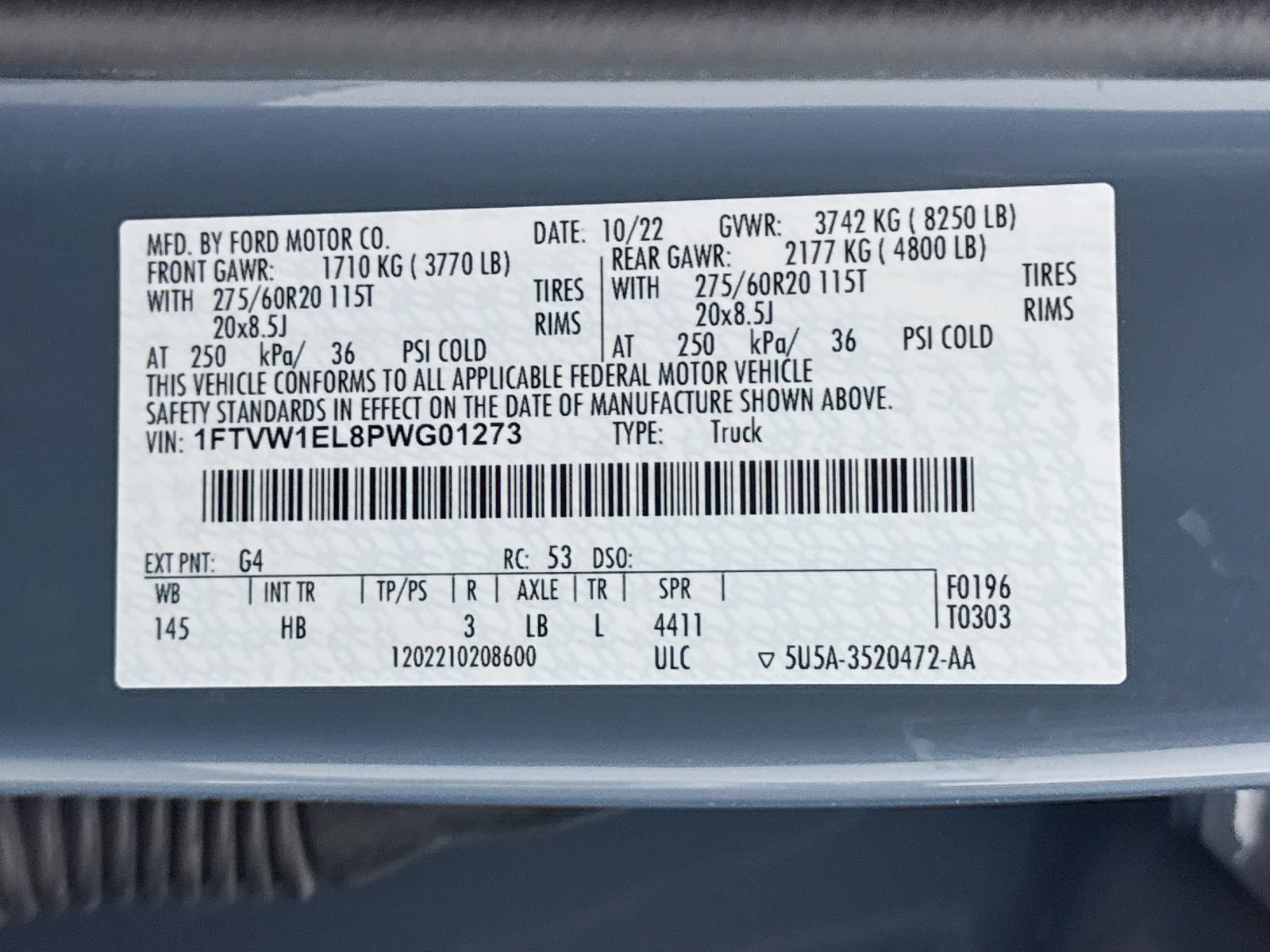 Used 2023 Ford F150 Lightning Lariat AWD/4WD image 37