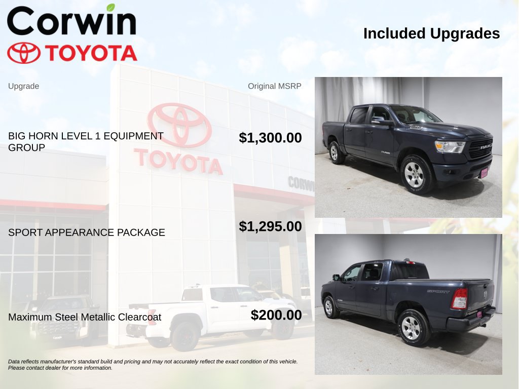 Used 2020 RAM 1500 Big Horn AWD/4WD image 4