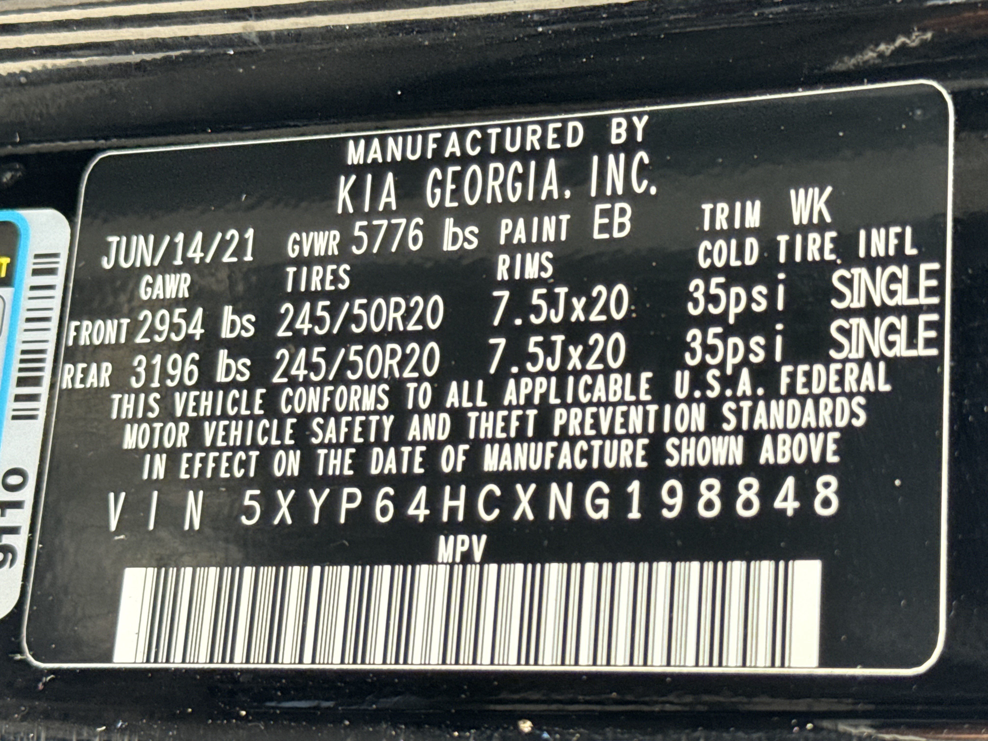 Used 2022 Kia Telluride S FWD image 37