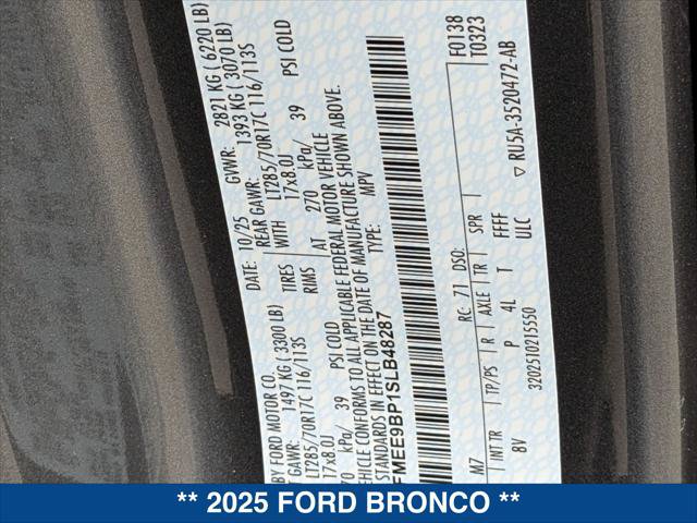 New 2025 Ford Bronco Badlands AWD/4WD image 21