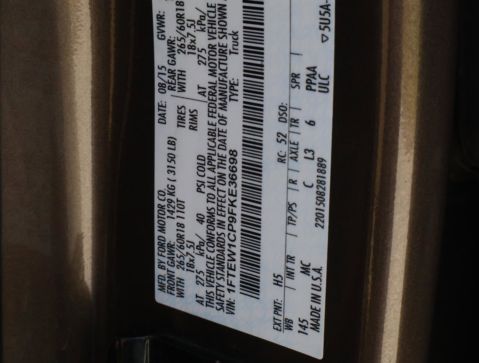 Used 2015 Ford F150 XLT w/ Equipment Group 301A Mid image 22