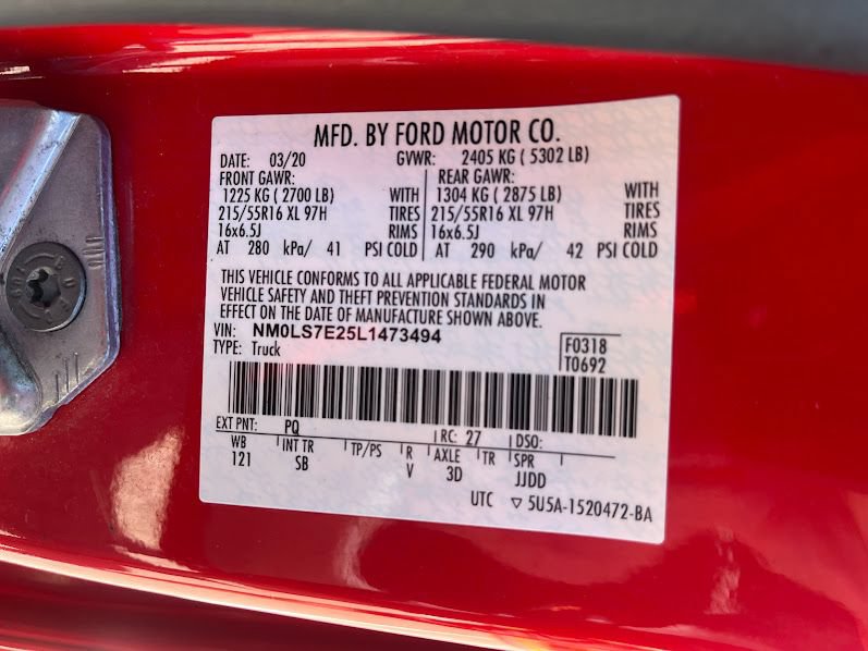 Used 2020 Ford Transit Connect XL FWD image 7