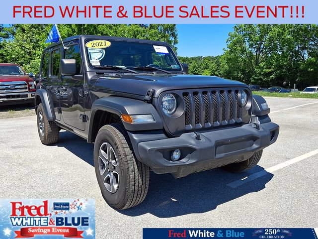Used 2021 Jeep Wrangler Unlimited Sport w/ Sun And Sound Package AWD/4WD image 2