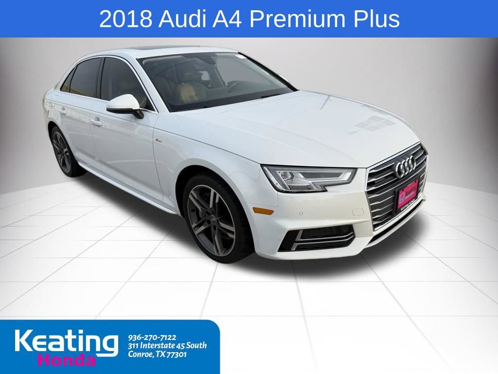 Used 2018 Audi A4 2.0T Premium Plus w/ Premium Plus Package AWD/4WD image 1