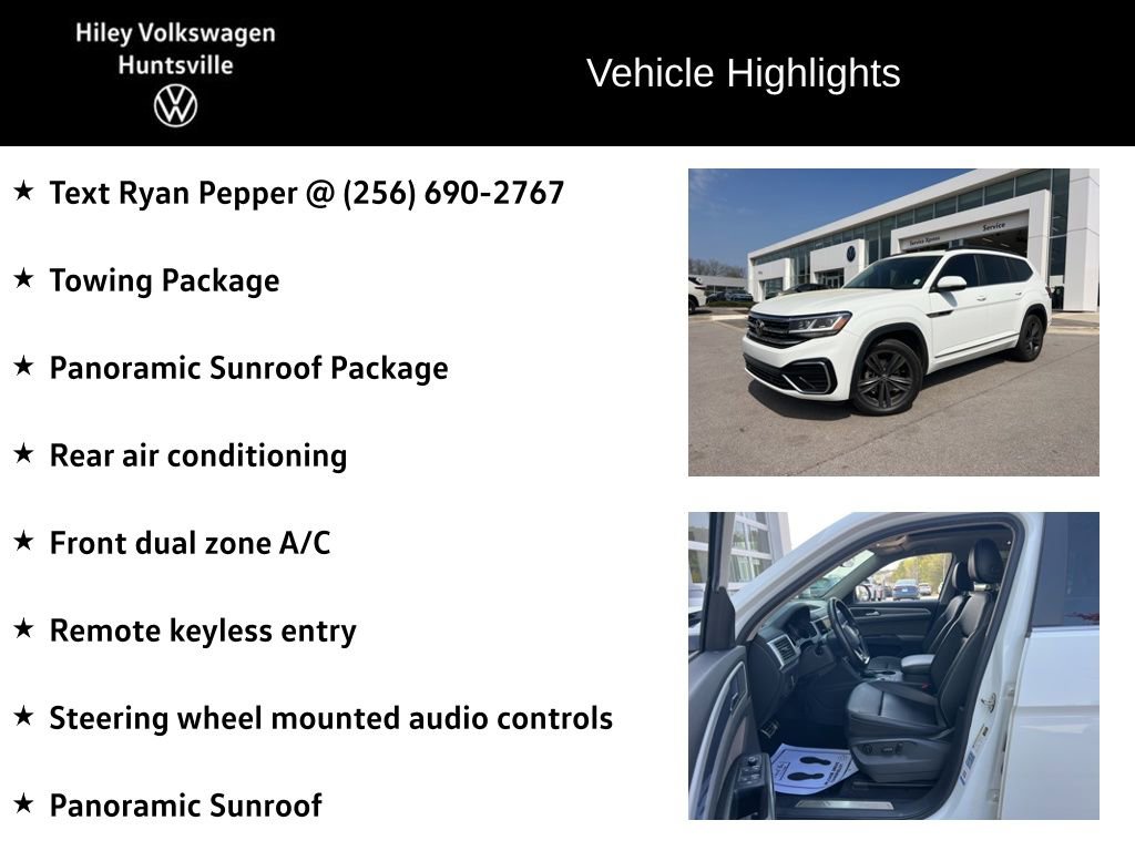 Used 2021 Volkswagen Atlas SE w/ Panoramic Sunroof Package image 6