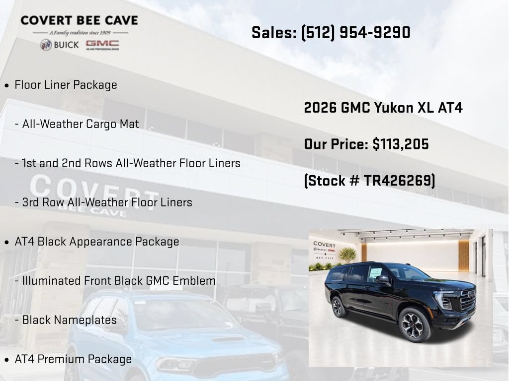 New 2026 GMC Yukon XL AT4 w/ AT4 Premium Plus Package AWD/4WD image 37