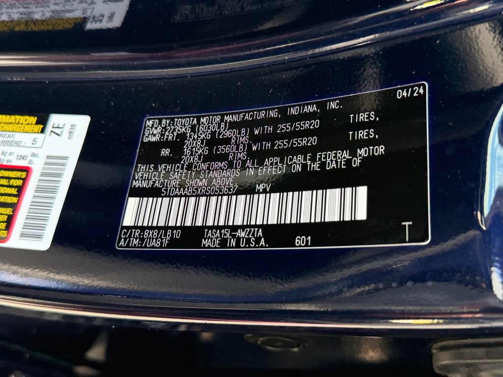 Used 2024 Toyota Grand Highlander AWD image 30