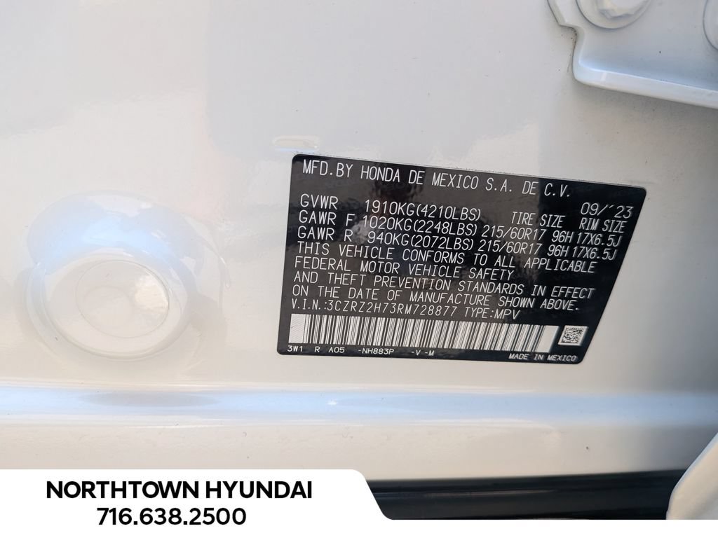 Used 2024 Honda HR-V EX-L image 38