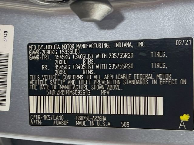 Used 2021 Toyota Highlander Platinum image 36