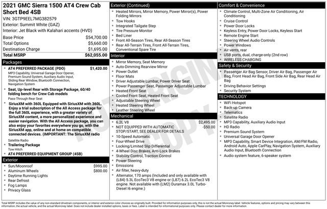 Certified 2021 GMC Sierra 1500 AT4 w/ AT4 Preferred Package AWD/4WD image 37