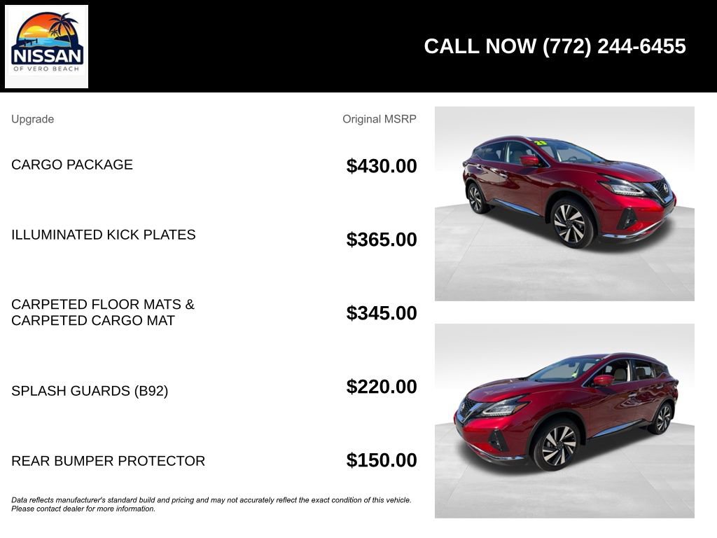 Used 2023 Nissan Murano SL w/ Cargo Package image 6