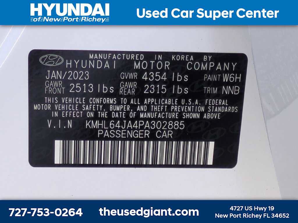 Certified 2023 Hyundai Sonata SEL FWD image 32