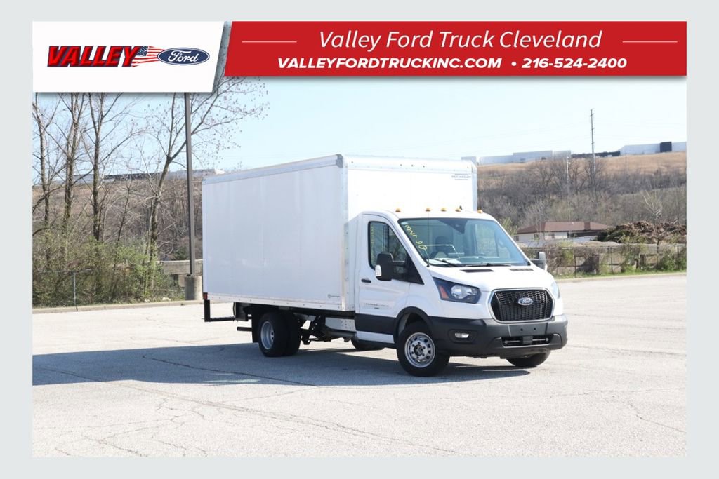 Used 2024 Ford Transit 350 Low Roof DRW w/ Shuttle Bus Prep Package RWD image 1