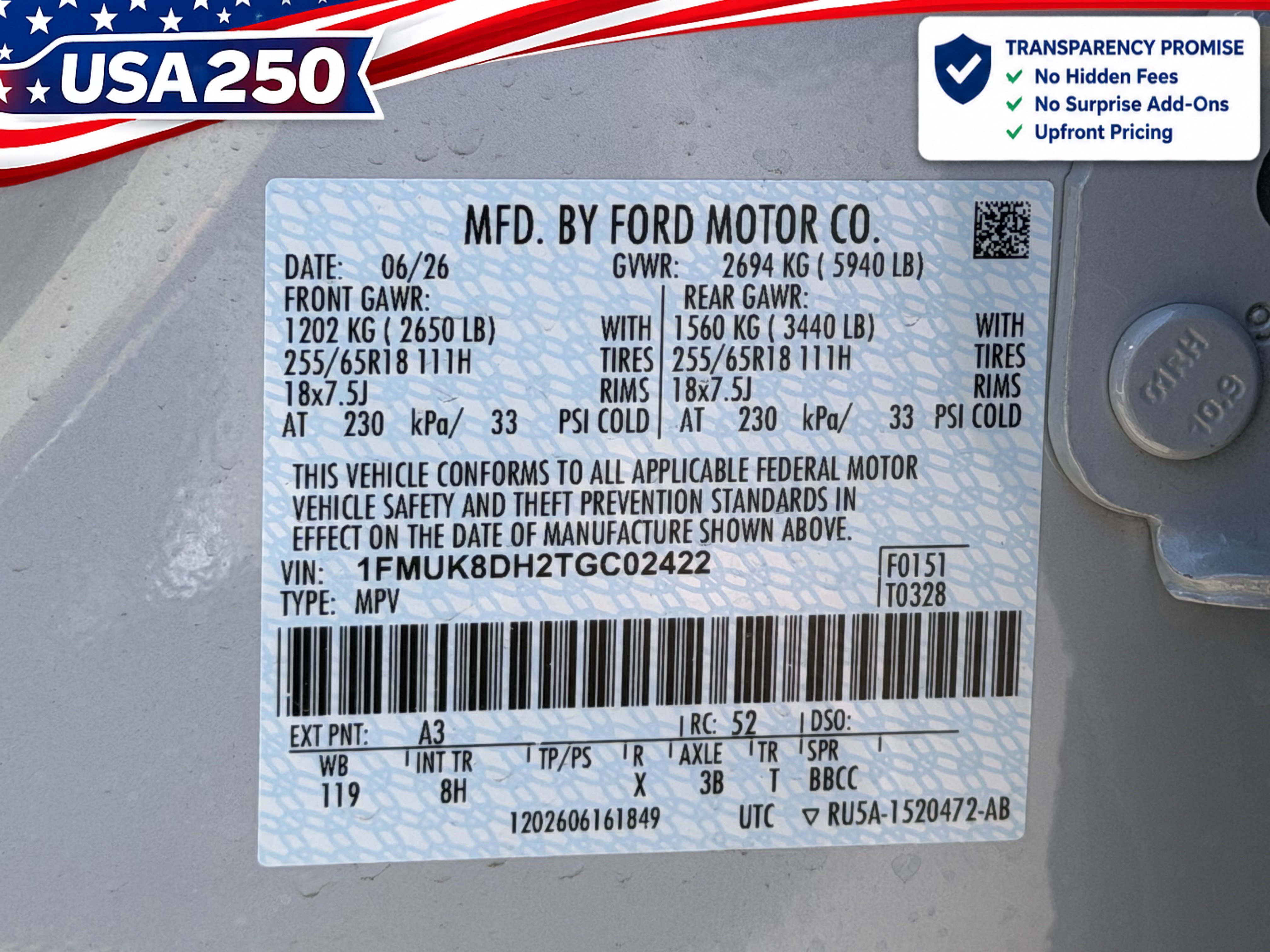 New 2026 Ford Explorer Active AWD/4WD image 26