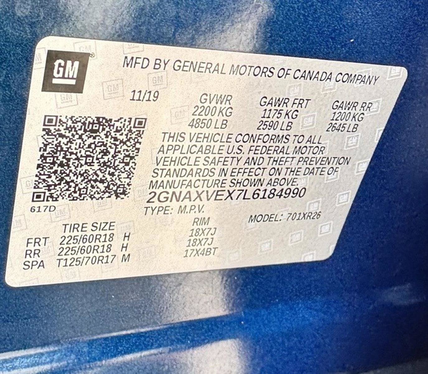 Used 2020 Chevrolet Equinox LT AWD/4WD image 22