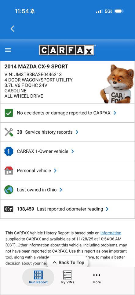 Used 2014 MAZDA CX-9 Sport image 23