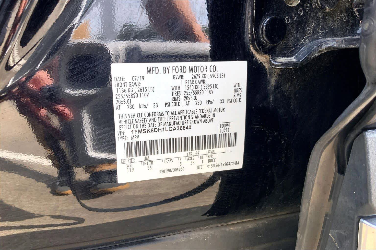 Used 2020 Ford Explorer XLT w/ Equipment Group 202A image 33