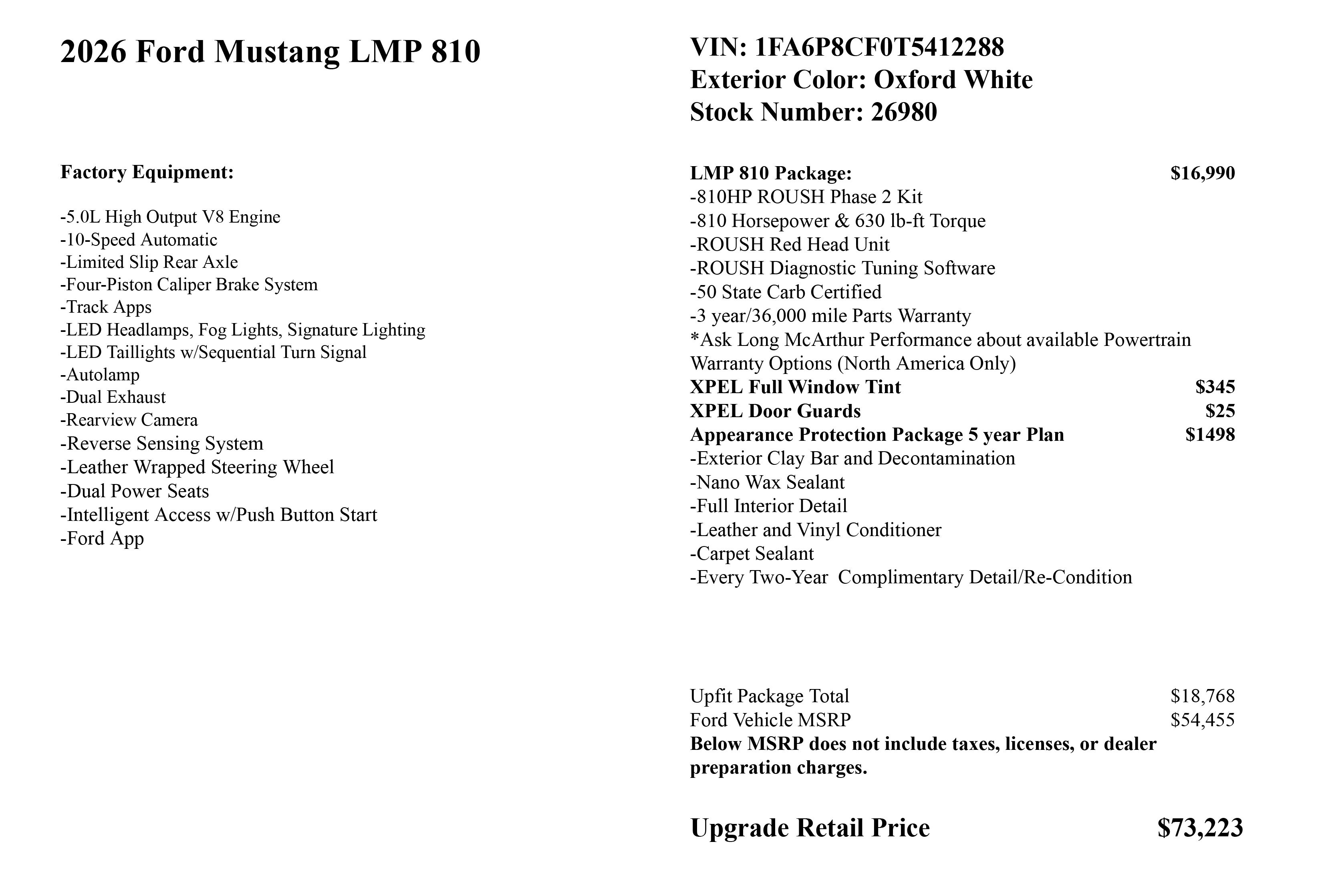New 2026 Ford Mustang GT w/ GT Performance Package RWD video 2