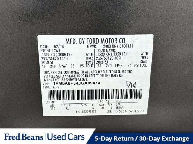 Used 2018 Ford Explorer Limited AWD/4WD image 39