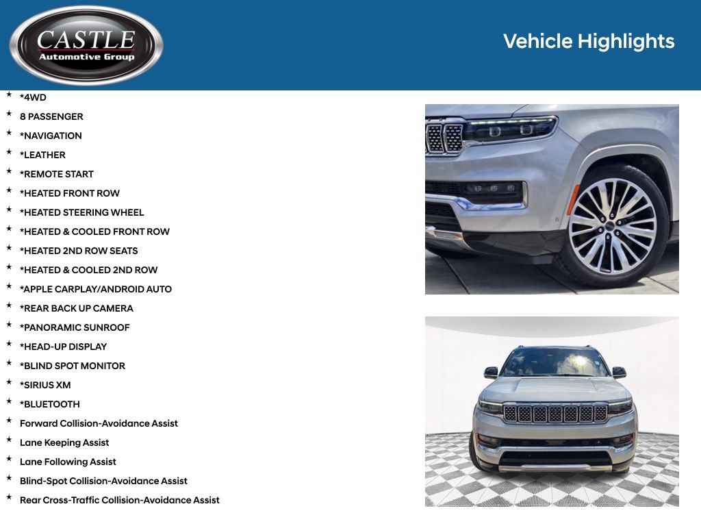 Used 2024 Jeep Grand Wagoneer L Series III AWD/4WD image 3