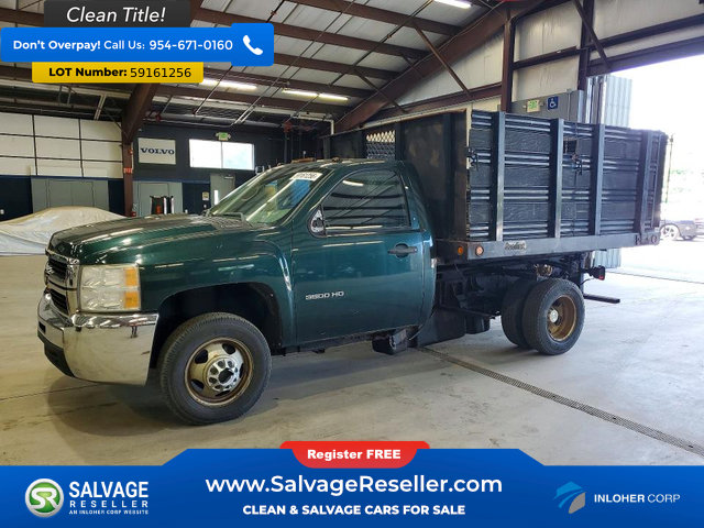 Used 2010 Chevrolet Silverado 3500 W/T w/ Snow Plow Prep Package