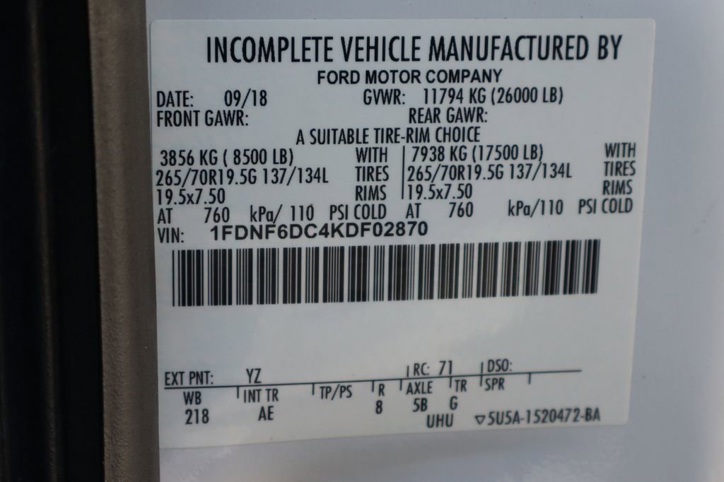 Used 2019 Ford F650 2WD Regular Cab Super Duty image 36