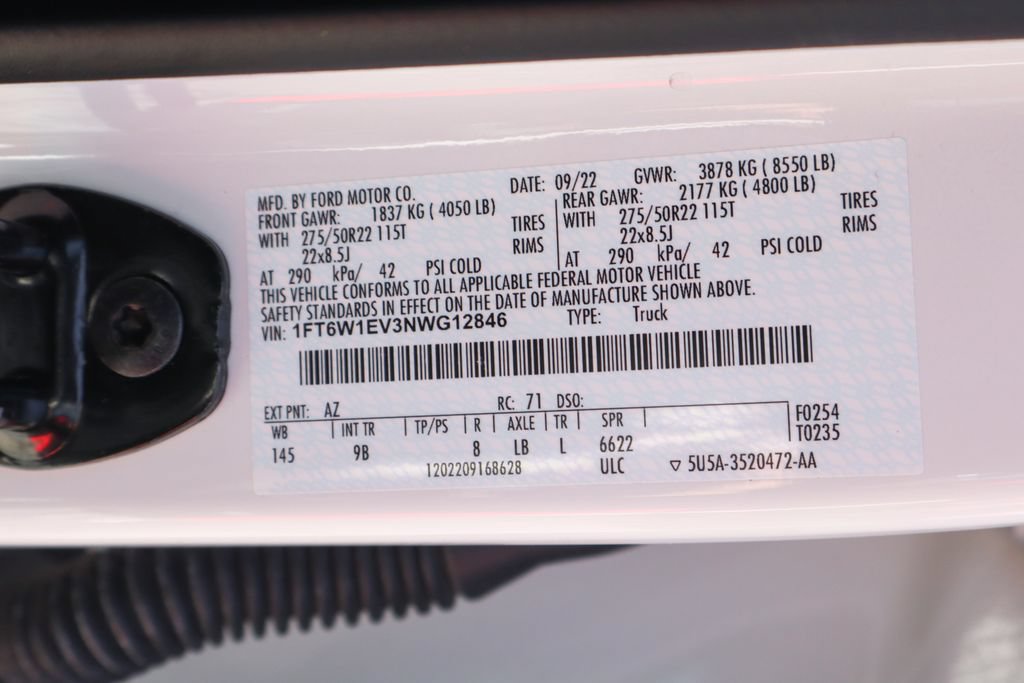 Used 2022 Ford F150 Lightning Platinum AWD/4WD image 58