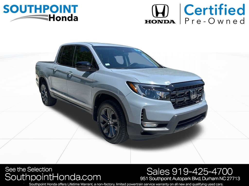Certified 2025 Honda Ridgeline Sport 360° Tour