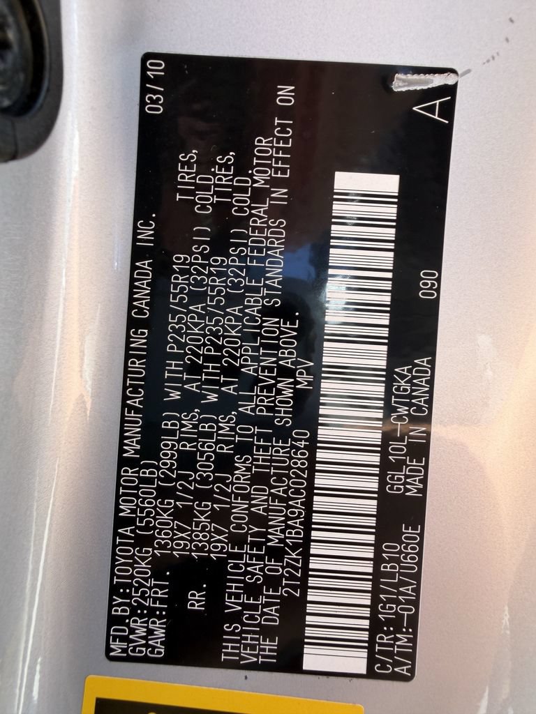Used 2010 Lexus RX 350 2WD w/ Premium Pkg image 30