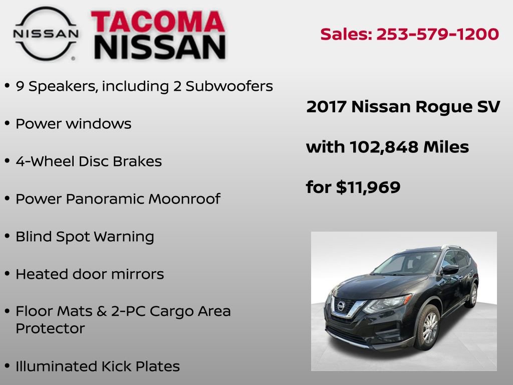 Used 2017 Nissan Rogue SV AWD/4WD image 7