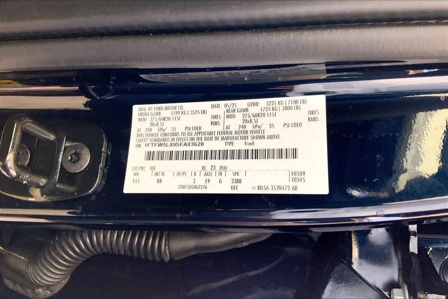 Used 2025 Ford F150 Lariat w/ Equipment Group 501A Mid AWD/4WD image 35